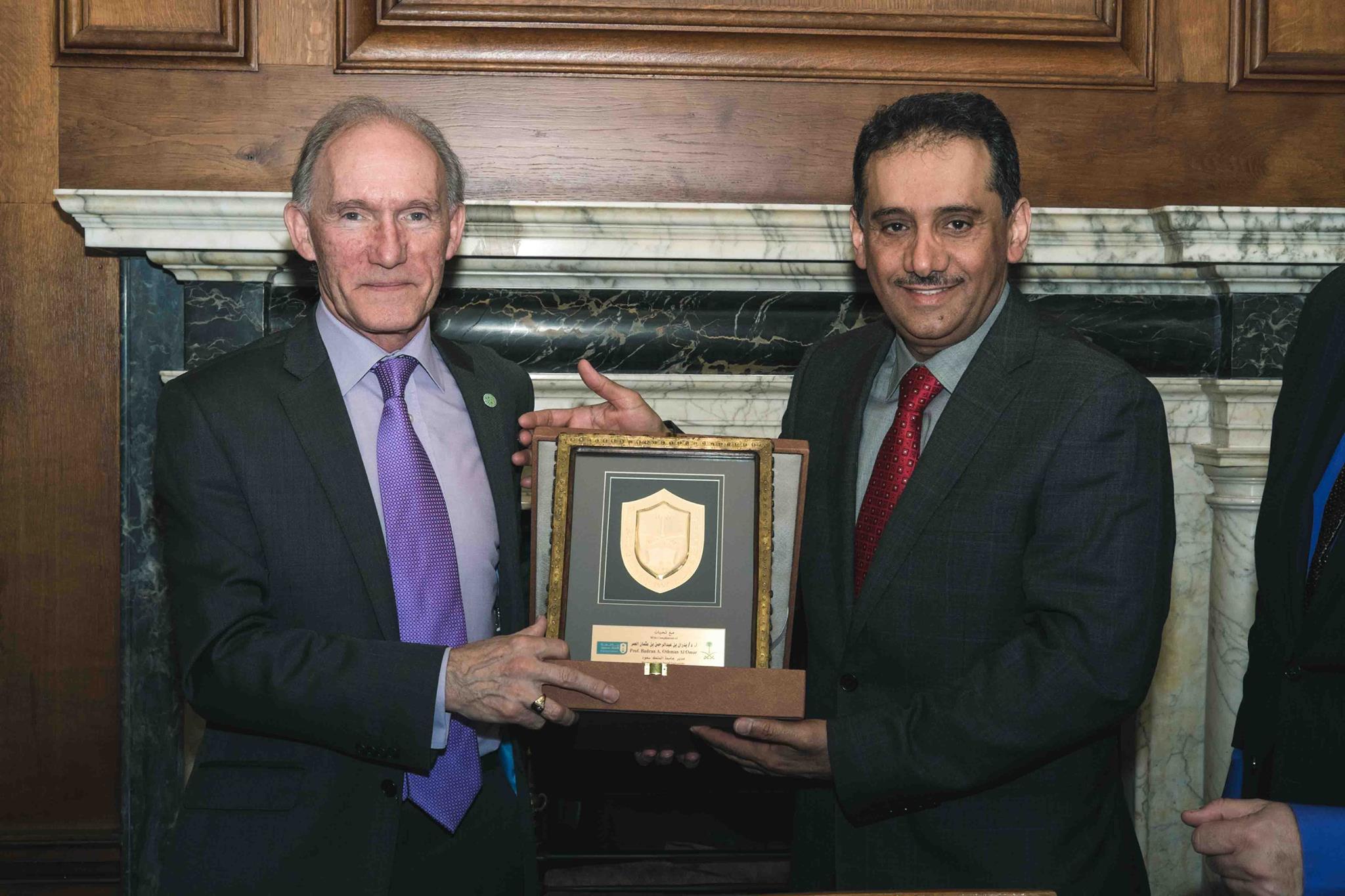 signing ceremony of an agreement between KSU and The University of Nottingham