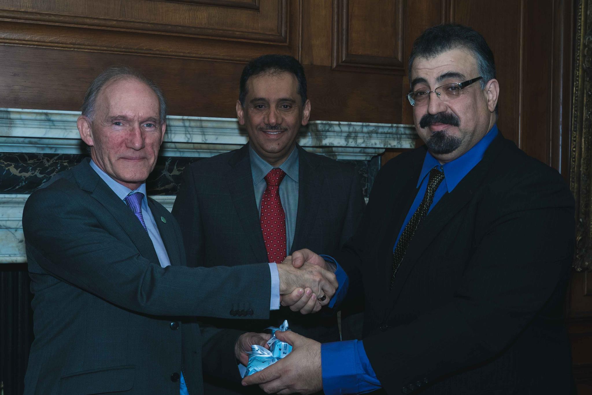 signing ceremony of an agreement between KSU and The University of Nottingham