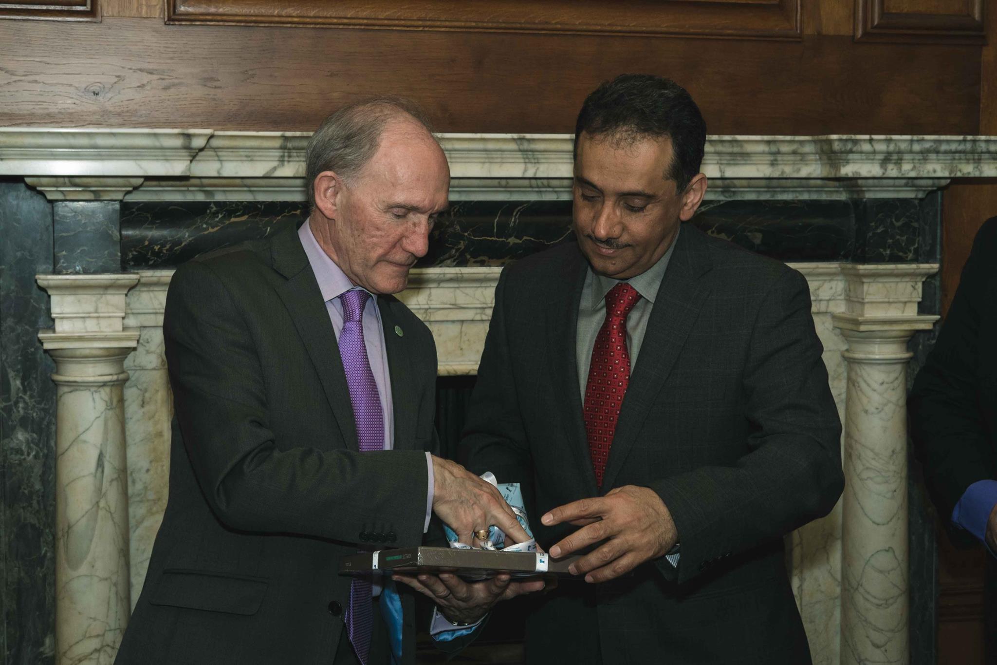 signing ceremony of an agreement between KSU and The University of Nottingham