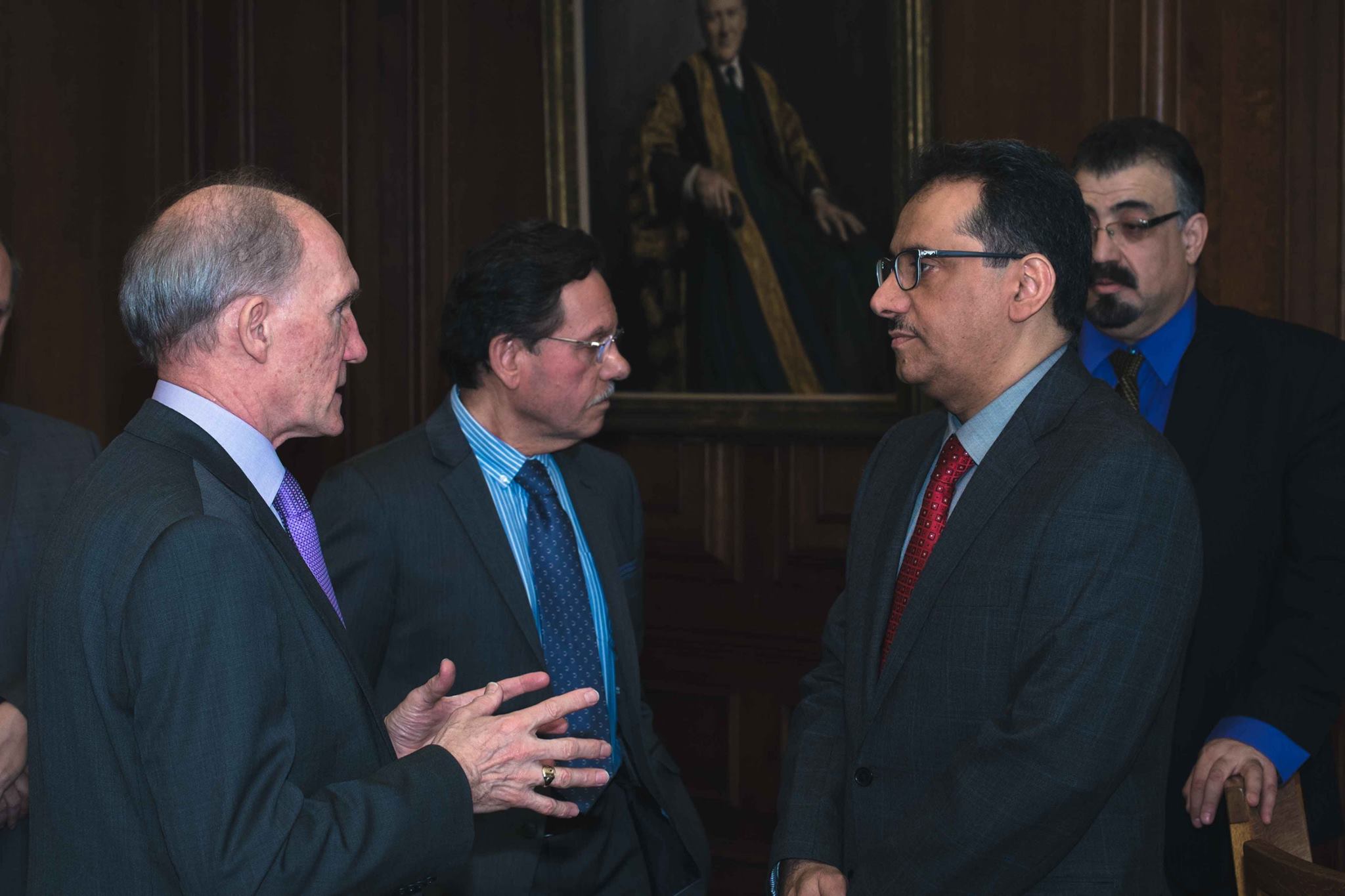 signing ceremony of an agreement between KSU and The University of Nottingham